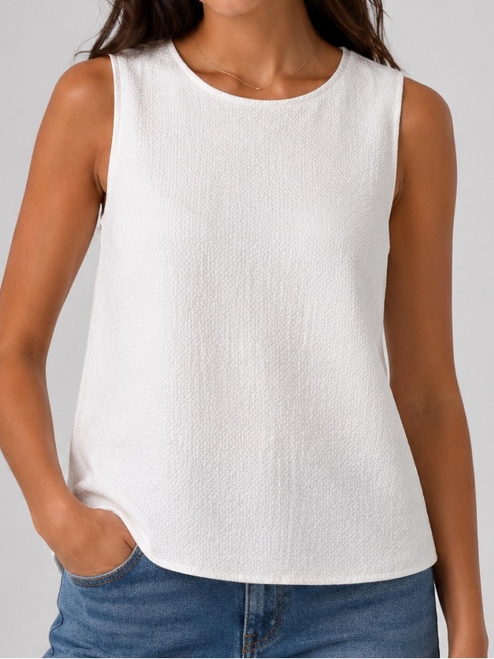 Textured Tank Top